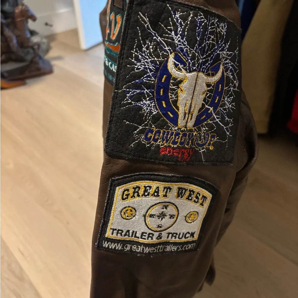 Brown Genuine Rodeo Contestant Roping Heeler Jacket - Picture 5 of 11